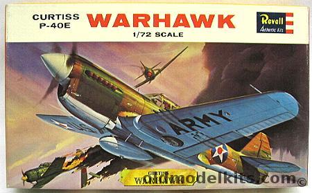 Revell 1/72 Curtiss P-40E, H623-50 plastic model kit